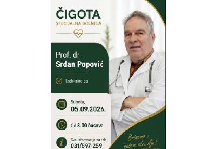 Prof. dr Srdjan Popović - endokrinolog