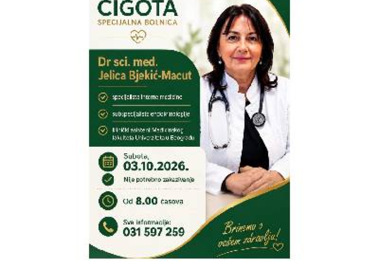 Doc. dr sci. med.  Jelica Bjekić Macut - endokrinolog
