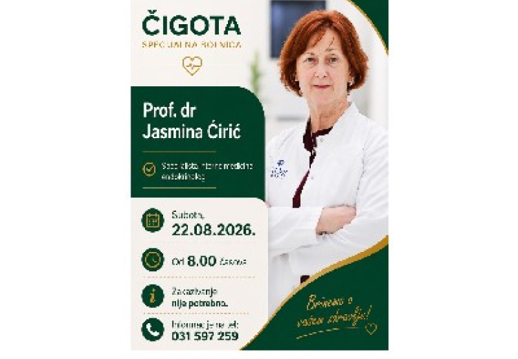 Prof. dr Jasmina Ćirić - endokrinolog