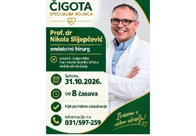 Prof. dr Nikola Slijepčević - endokrini hirurg